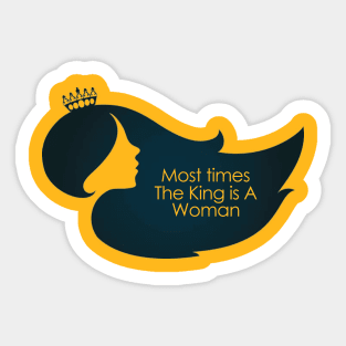 She is the King Sticker